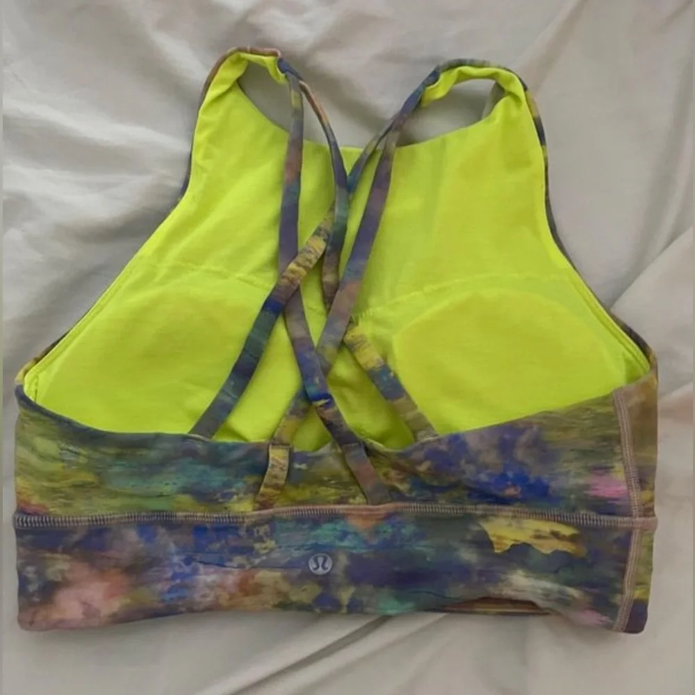 🌟🎉HP🎉🌟 Lululemon Energy High-Neck Longline Tough Bra - Picture 5 of 6